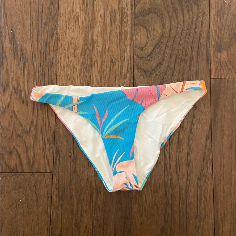 L*Space Blue and Pink Bikini Swimwear